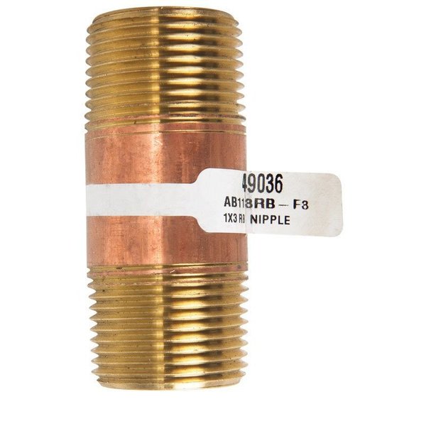 Anderson Metals Pipe Nipple Brass 1X4 38300-1640